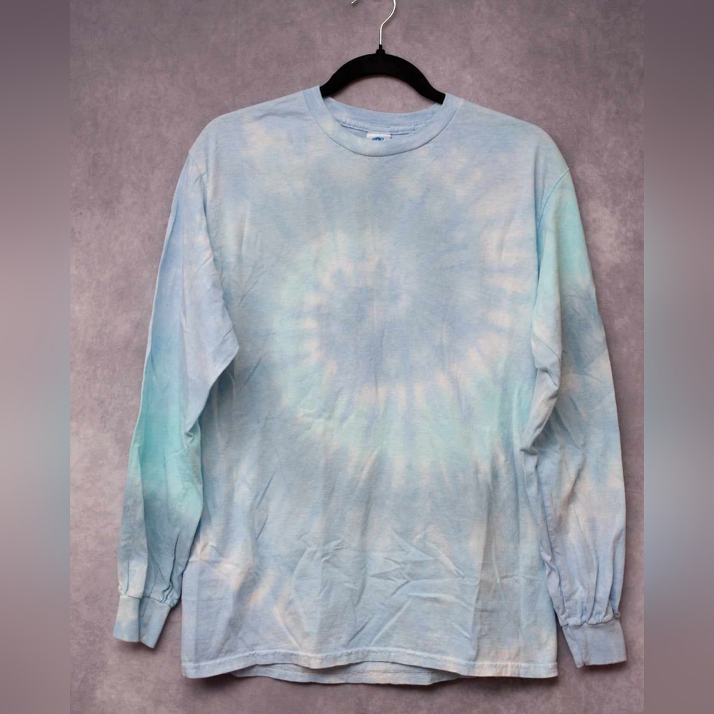 Lot of 2 longsleeve tie dye shirts size Medium on color tone shirts - Picture 2 of 6